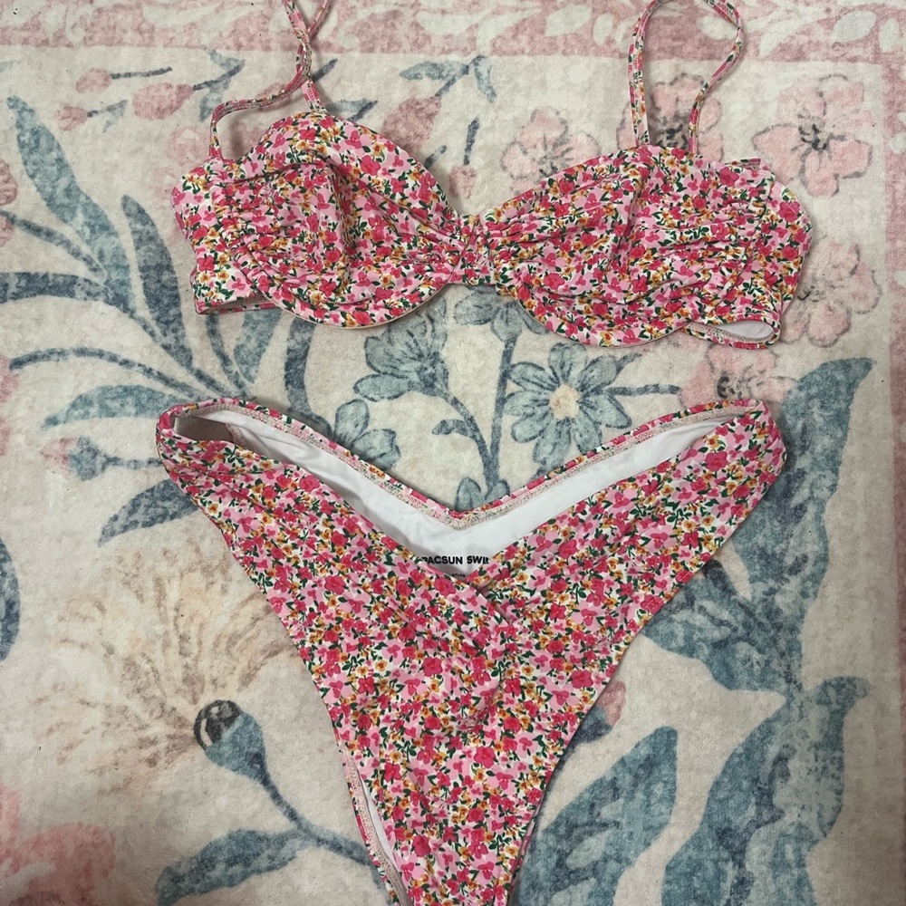 Pacsun Floral Bikini Set